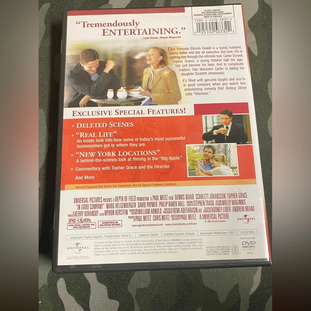 In good company DVD